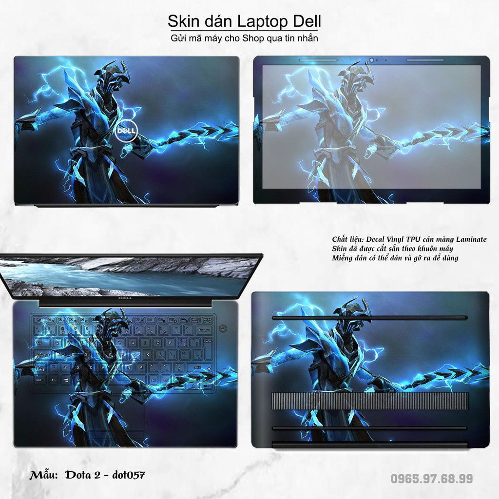 Skin dán Laptop Dell in hình Dota 2 nhiều mẫu 10 (inbox mã máy cho Shop)