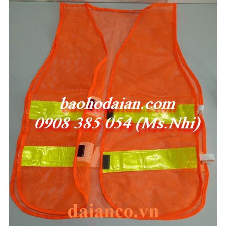 Áo Phản Quang dây thun 2 bên eo- Nhiều màu lựa chọn- Hình thật
