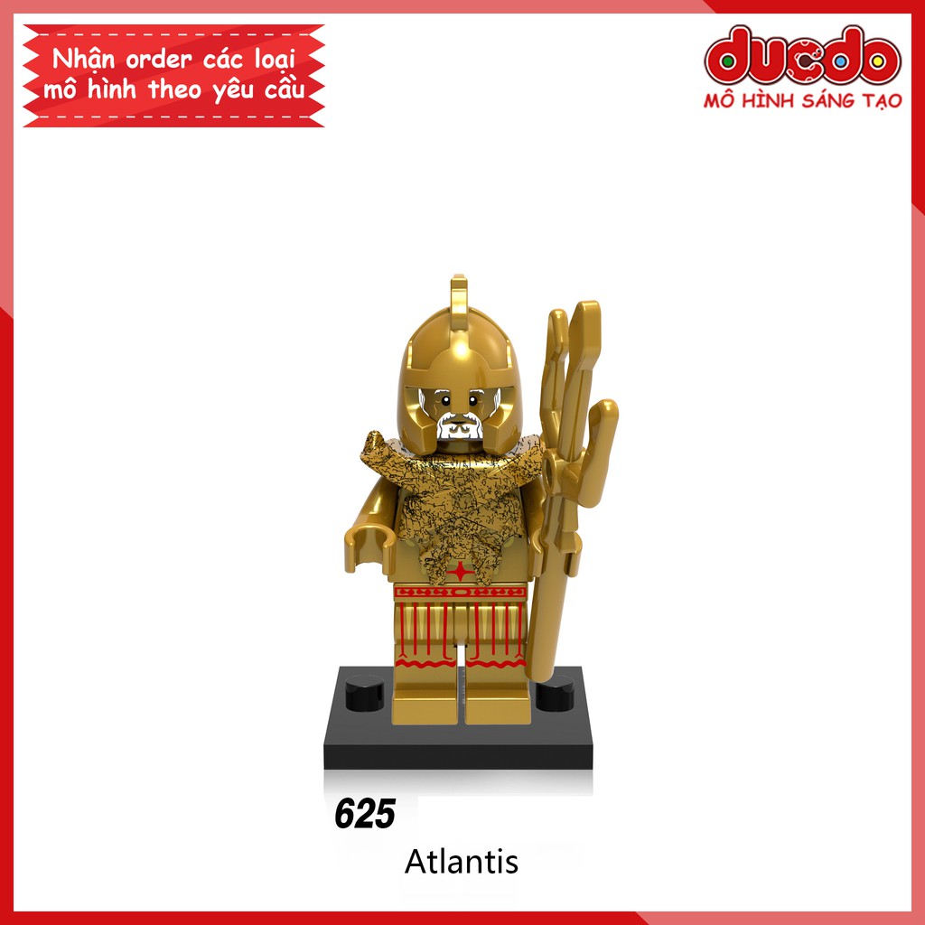 Minifigures các nhân vật Pharaoh, Atlantis siêu đẹp - Đồ Chơi Lắp Ghép Xếp Hình Mini Mô hình Iron Man XINH 0161