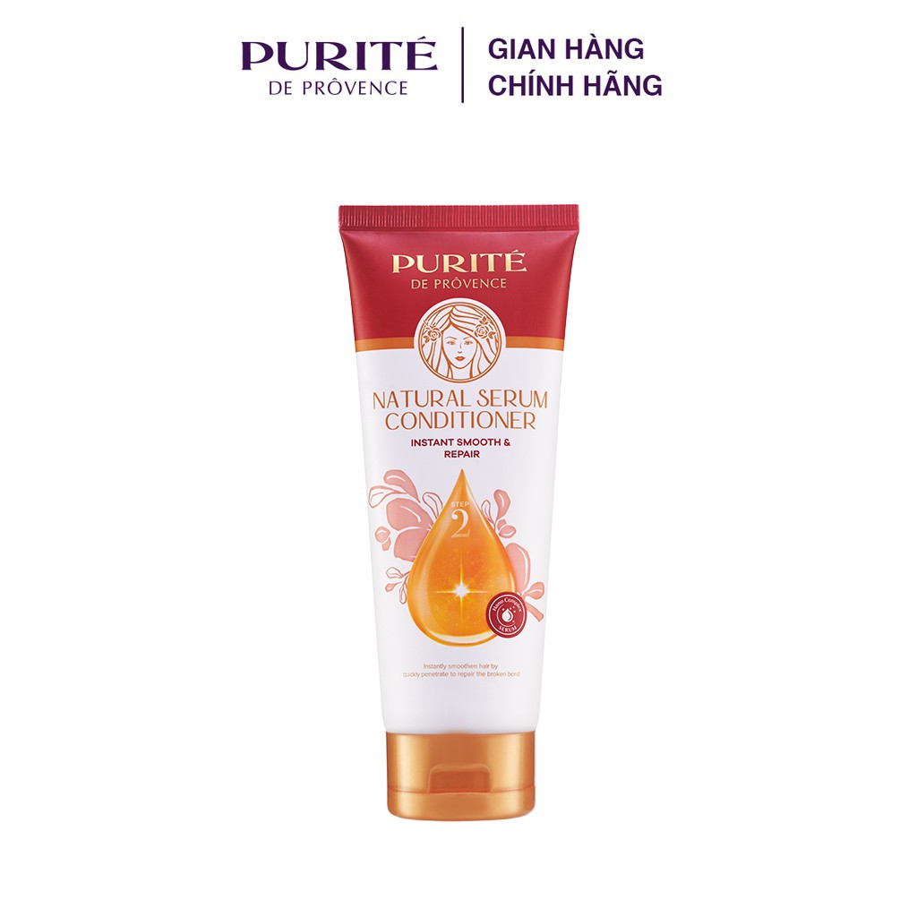 Dầu xả Purité serum thiên nhiên giảm ngay hư tổn 150ml