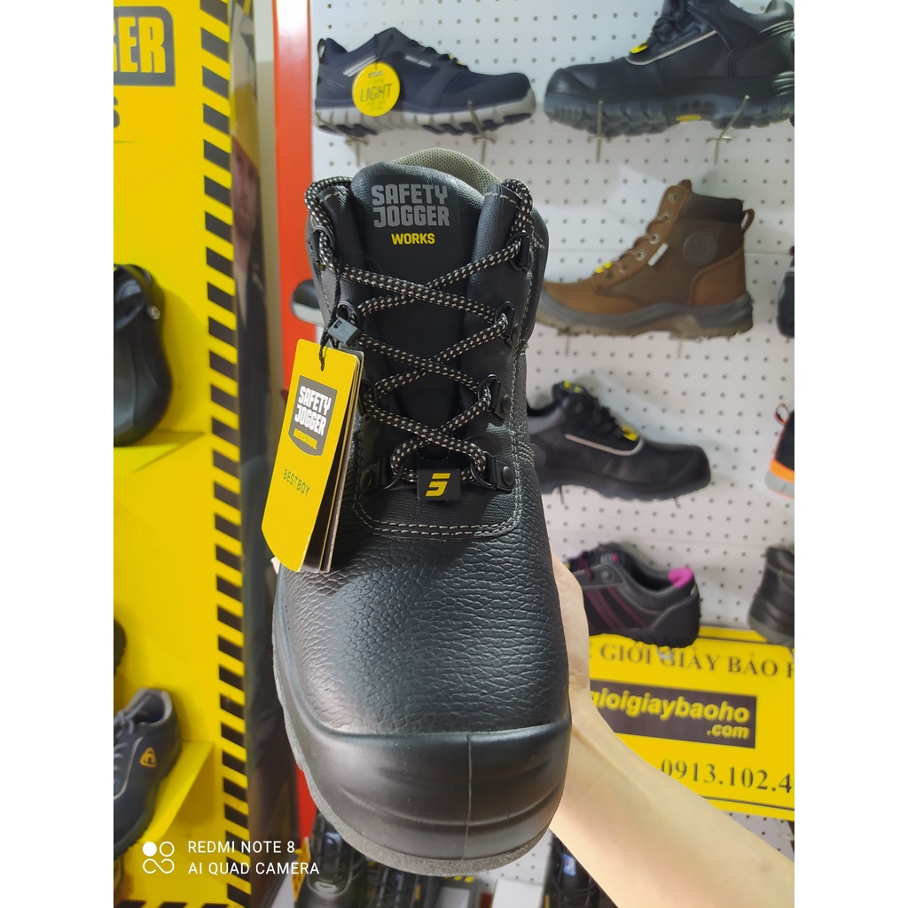 [HÀNG CHÍNH HÃNG]Giày bảo hộ lao động Safety Jogger Bestboy S3 Chất Da Thật, Chống Thấm Nước, Đế PU Chống Hóa Chất | BigBuy360 - bigbuy360.vn