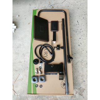 Bộ Sen cây tắm đứng Nóng Lạnh đồng thau phím đàn phủ NANO đen