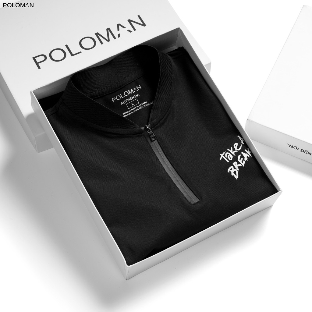 Áo Polo nam cổ bẻ PLUM vải cá sấu Cotton xuất xịn,chuẩn form,trẻ trung-năng động- POLOMAN | BigBuy360 - bigbuy360.vn