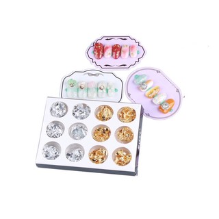 Giấy nhún vàng bạc- giấy vàng bạc trang trí móng