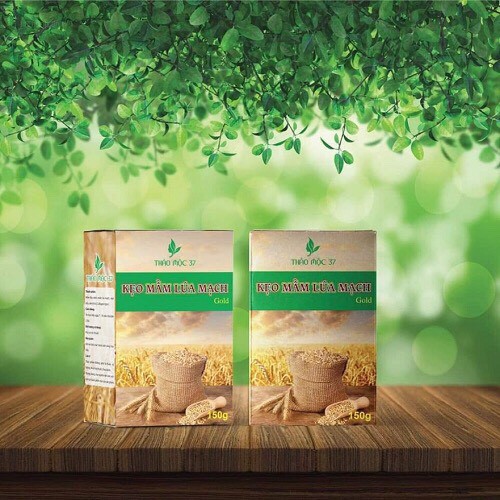 sỉ 5 hộp kẹo mầm lúa mạch gold của Thảo Mộc 37