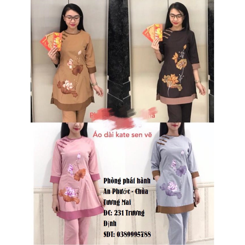 Bộ cách tân đi chùa chất Kate