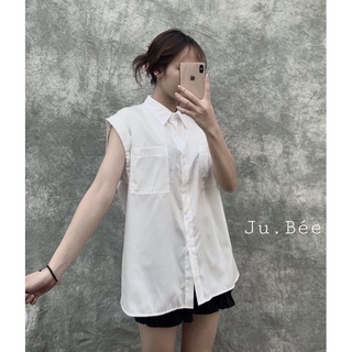 Áo sơ mi ba lỗ hàn quốc, áo sơ mi khoét nách style hàn xẻng