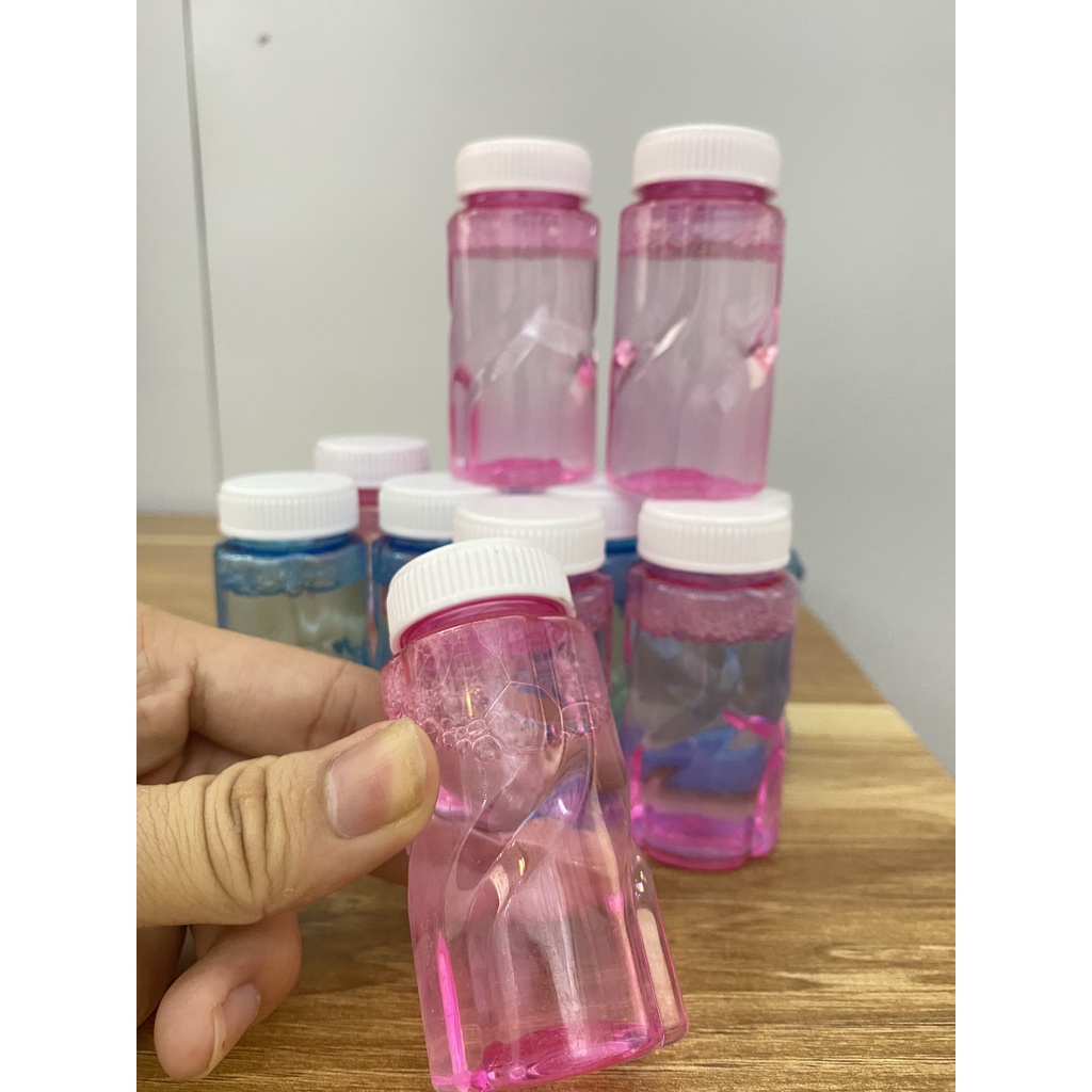 Lọ Nước Bong Bóng Xà Phòng 80ml Bắn Bong Bóng Nhiều Xà Phòng