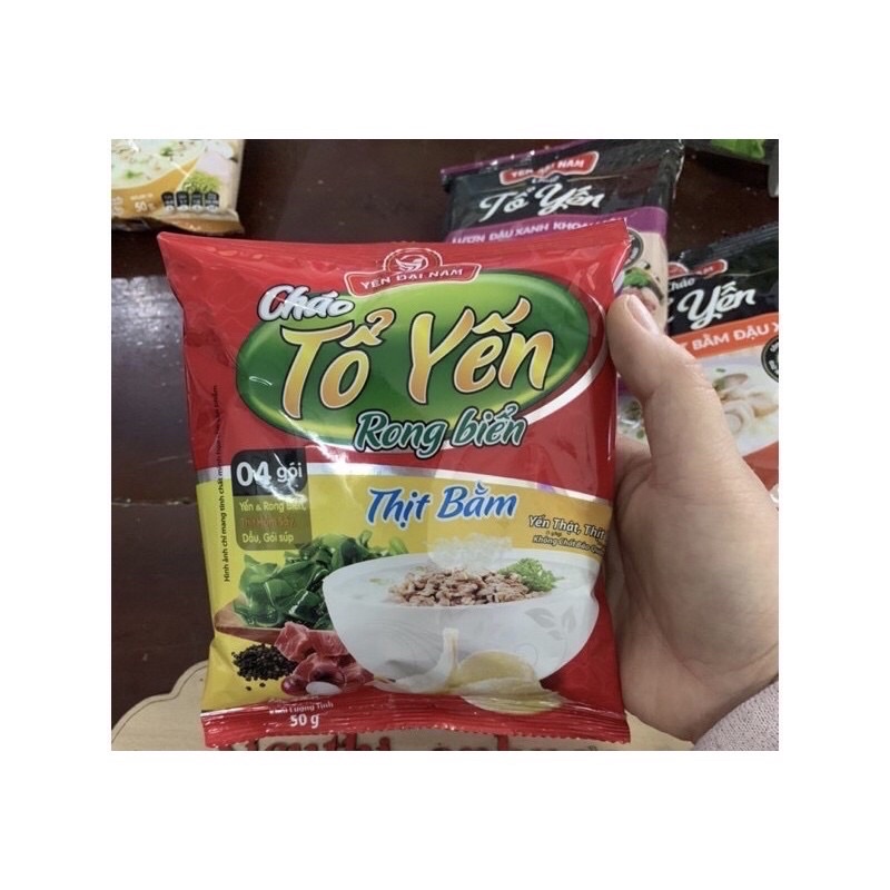 Cháo Tổ Yến Gói 50g Đủ Vị Đại Nam