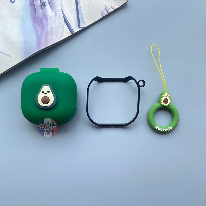 Ốp silicon case chống sốc hình trái cây cho tai nghe Galaxy Buds 2 Pro / Buds Live / Buds Pro / Buds 2