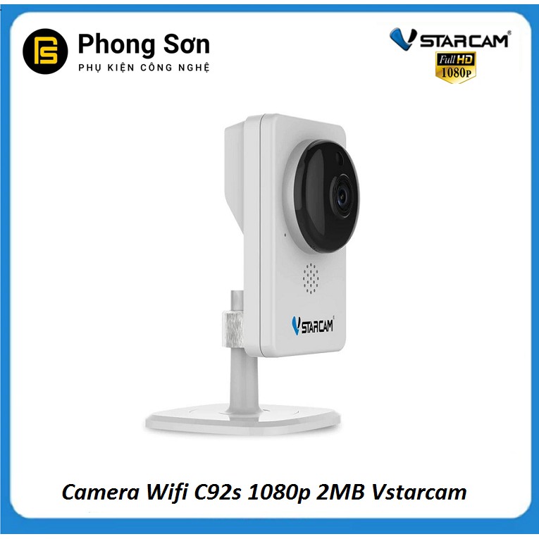 Camera giám sát Wifi IP trong nhà C92s 1080p 2MB Vstarcam