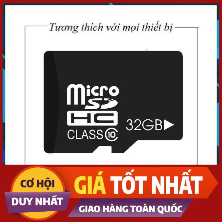 Hàng Chất.KỊCH SÀN  Thẻ nhớ 32G Class10 - tốc độ cao chuyện dụng cho Camera IP wifi, Smartphone, loa đài $