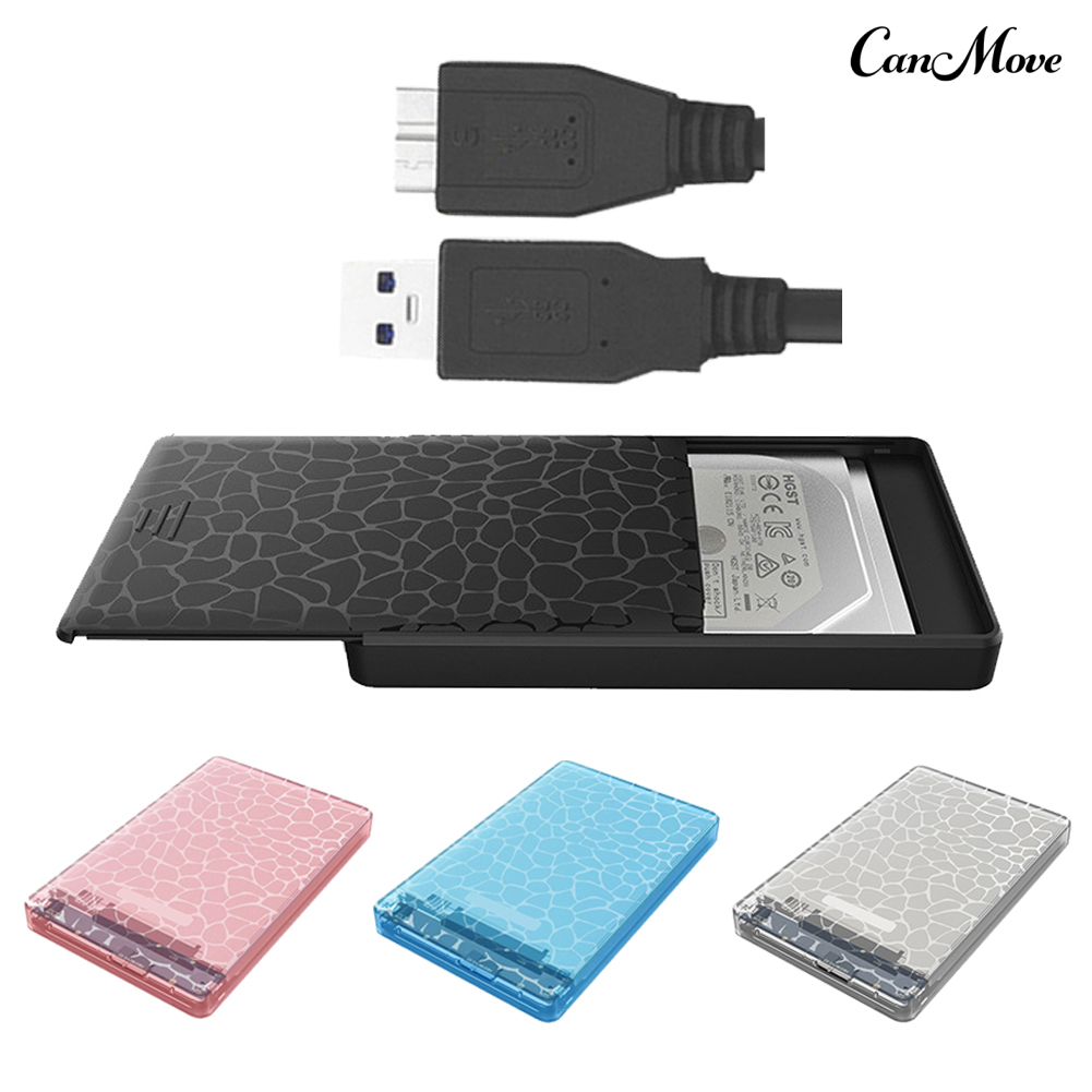 Hộp Đựng Ổ Cứng Ngoài Canmove Usb 3.0 2.5inch Sata Ssd Cho Pc