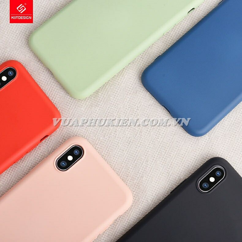 Ốp lưng Silicone dẻo màu hãng KST DESIGN Cho iPhone 11 Pro Max, 11 Pro, 11, Xs Max, Xr, Xs, X, Chống bẩn, chống vân tay