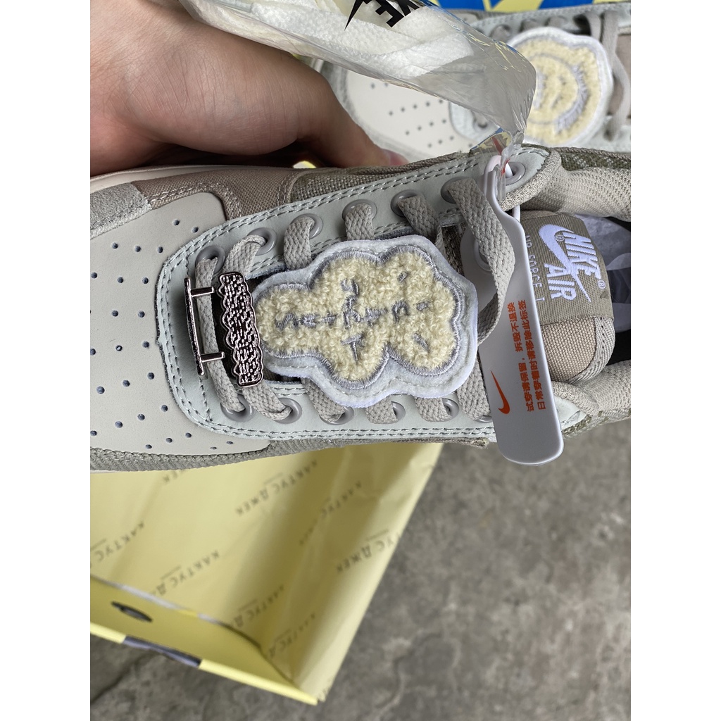 [HÀNG FULL BOX + BILL] Giày Thể Thao/ Sneaker Nam Nữ AF1 Travis Scott Grey White Trắng Xám Bản Trung Cao Cấp | BigBuy360 - bigbuy360.vn