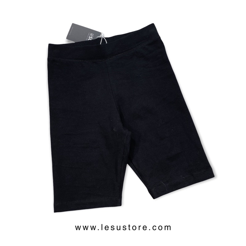 ẢNH TỰ CHỤP Quần legging ngố trơn không túi lưng cao