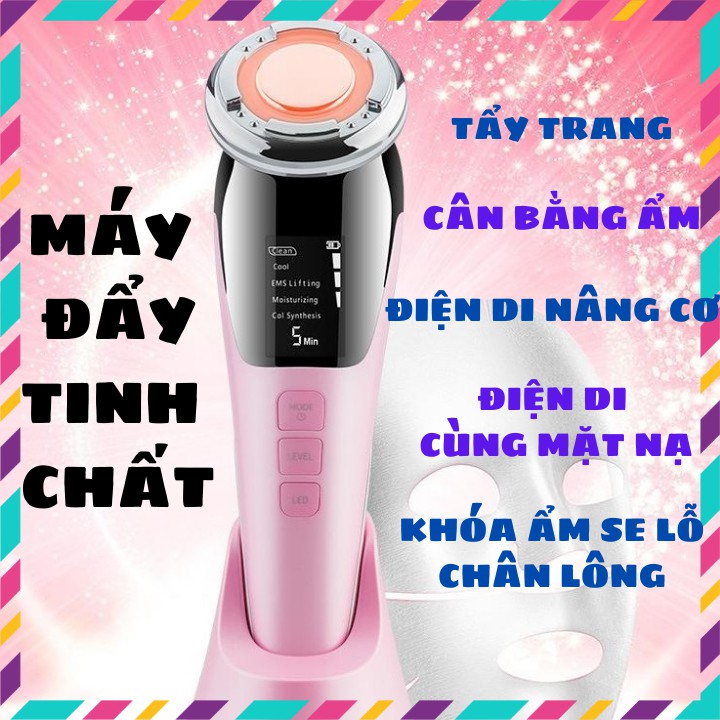 Máy đẩy tinh chất, máy di điện làm đẹp da nóng và lạnh hot and cool skincare