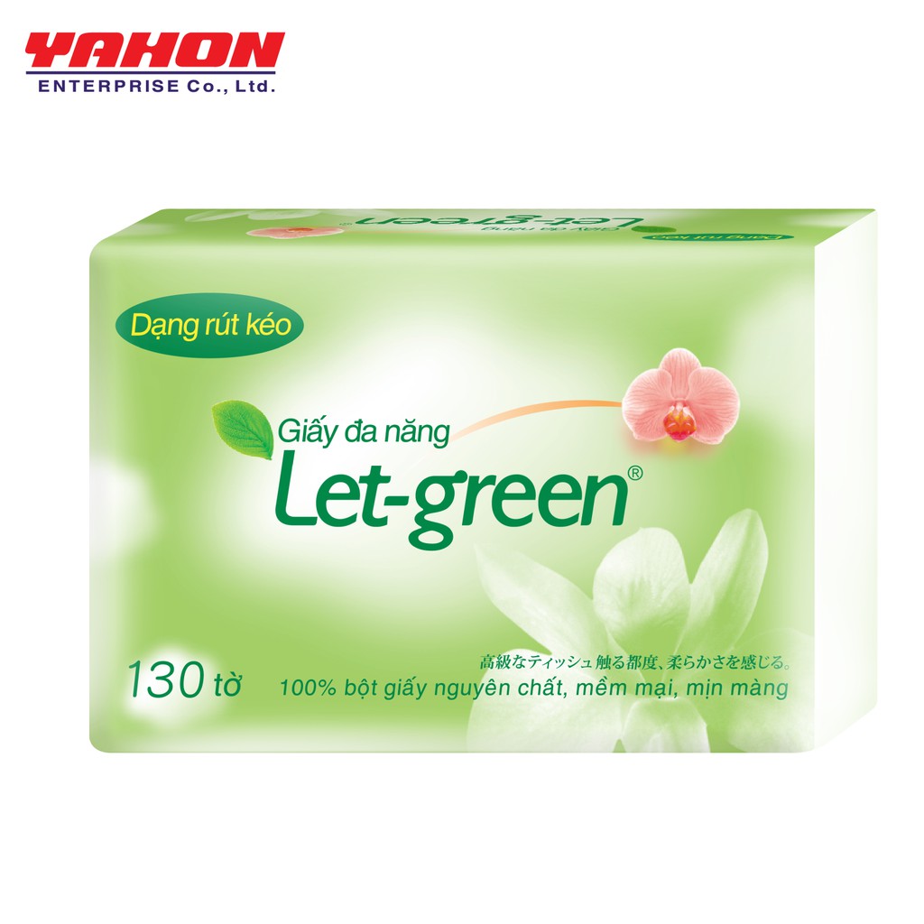 BỘ 5 TÚI GIẤY VỆ SINH ĐA NĂNG LET-GREEN 15*21CM 130 TỜ
