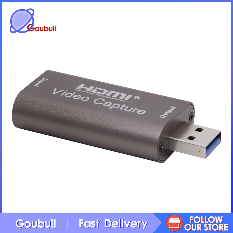 [Goubuli]Portable   to USB Video Capture Card HD Game / Video Live Streaming New