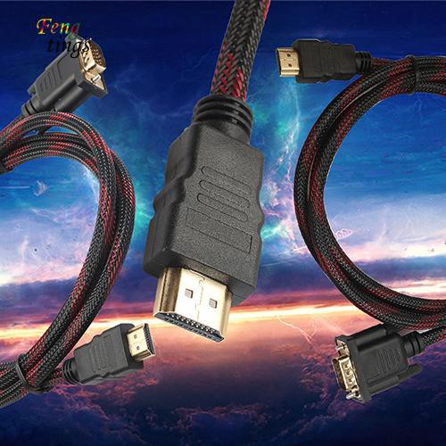 Dây Cáp Chuyển Đổi Hdmi Sang Vga Hd-15 15Pin 1080P tiện dụng