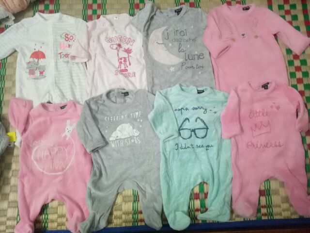 Sale size sơ sinh body nhung