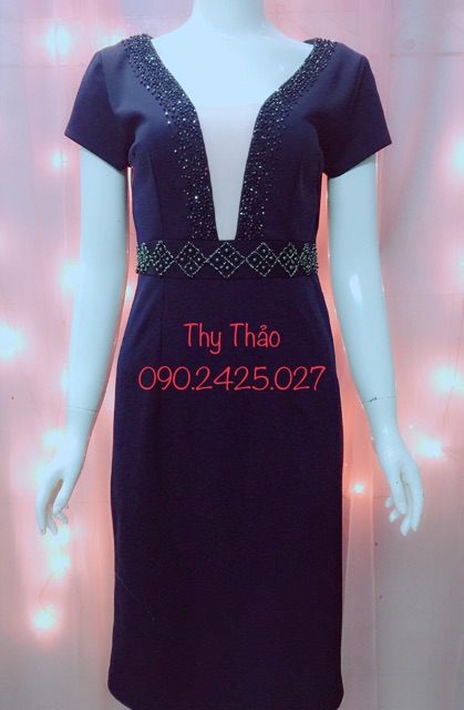 Đầm trung niên thiết kế và may theo số đo