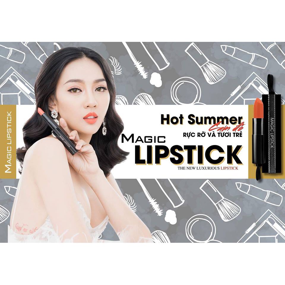 Son Magic Lipstick ( Cam đỏ )
