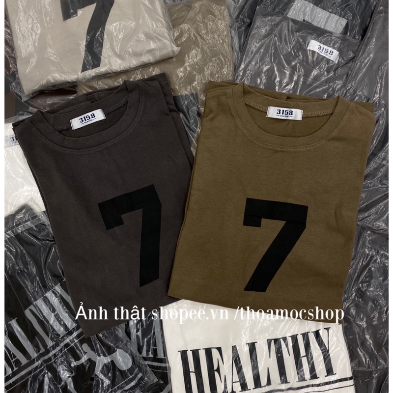 Áo thun số 7 - thun 3158