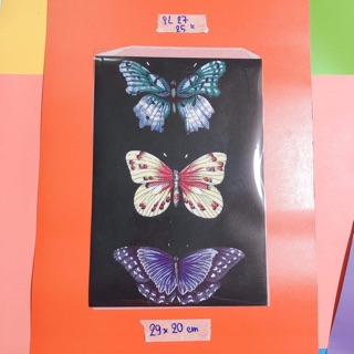 Sticker ủi,patch ủi, hình ủi 3 con bướm