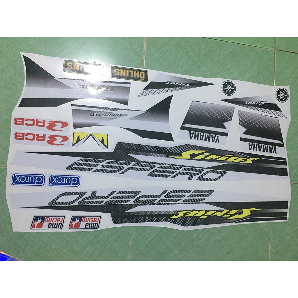 Tem sirius 50 trắng đen ESPERO