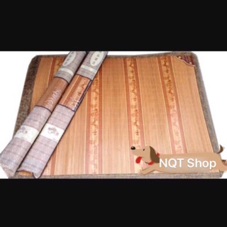 Chiếu Trúc Tăm Vân Gỗ 1m2 1m5 1m6 1m8