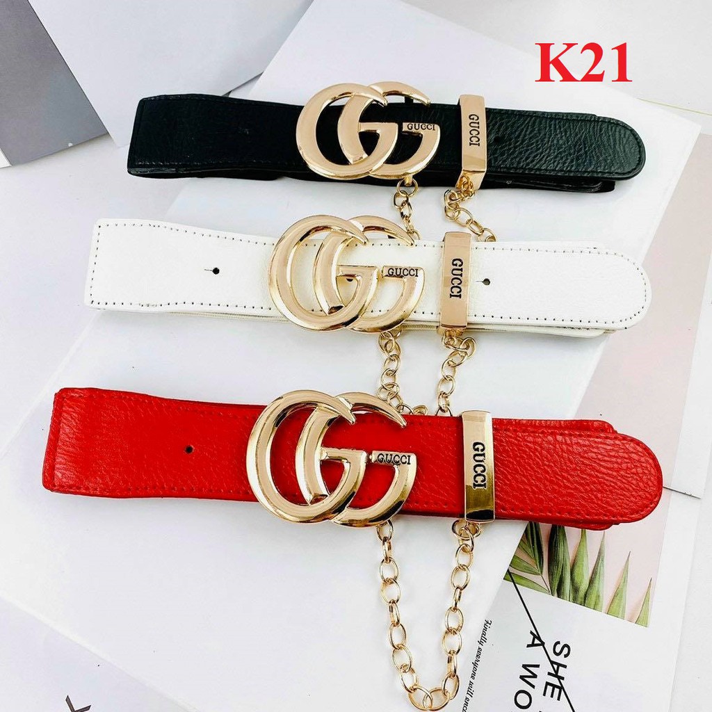Đai váy G chain 4cm MẶT SÁNG K21
