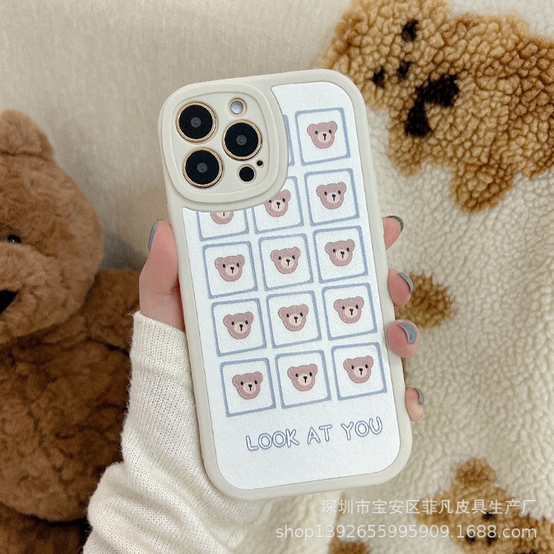 Ốp lưng Iphone Teddy Bear dành cho Iphone 6/7/plus/8/8plus/x/xr/xs/xsmax/11/12/13/pro/promax