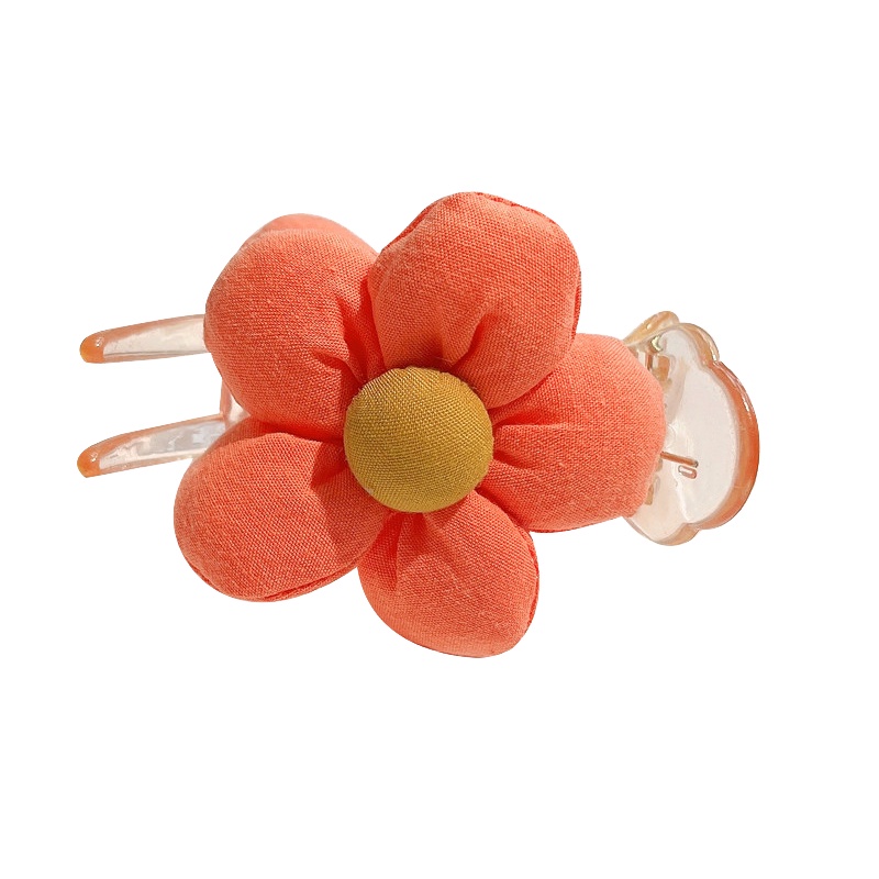 Kẹp Tóc Hình Hoa Hai Mặt Cho Bé Gái