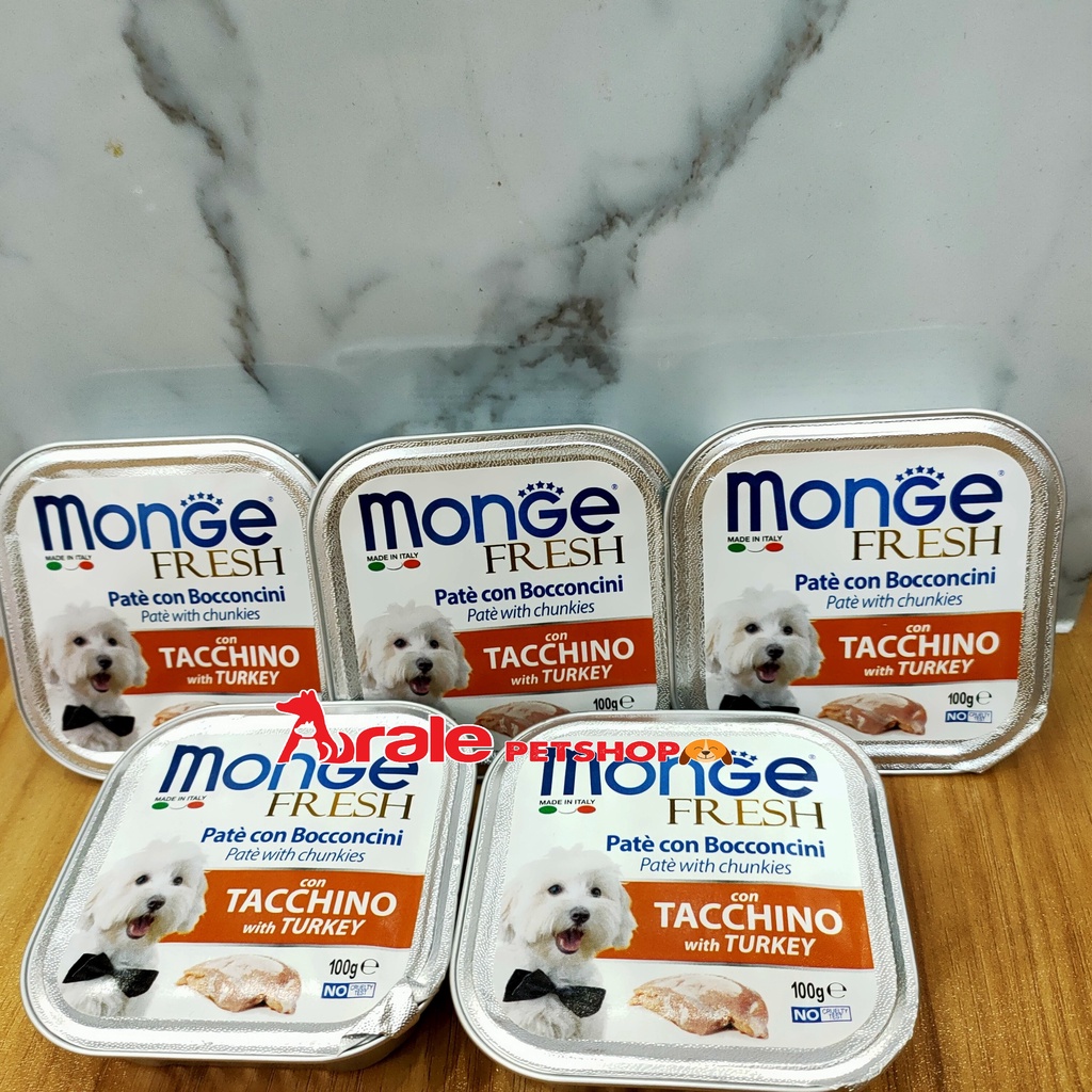 Pate Monge Cho Chó Nhiều Vị Thơm Ngon 100g (Nhập khẩu Ý) [ ib chọn mùi ]