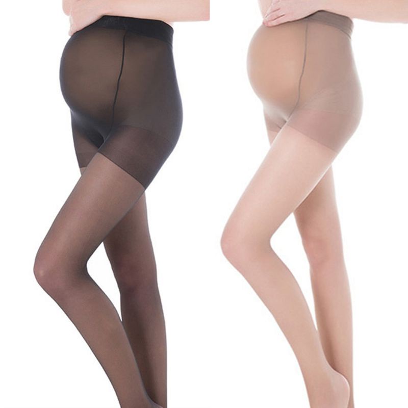 40-85kg Có sẵn quần tất bầu hàng mỏng dai có chun chỉnh cho bụng bầu thoải mái tới sinh bé nha