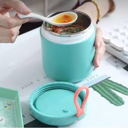 Bình Ủ Cháo TEDEMEL 530ml LÕI INOX KHÔNG GỈ An toàn cho bé