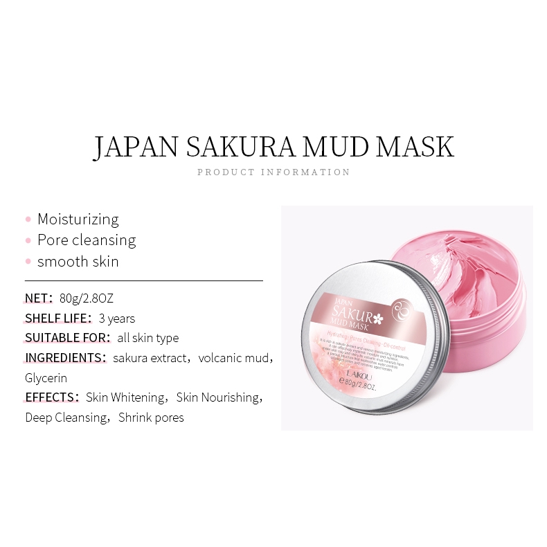 Bộ Sản Phẩm Dưỡng Da Ban Đêm LAIKOU Chiết Xuất Hoa Anh Đào Gồm Serum 17ml + Kem Mắt 15g + Kem Mặt 25g