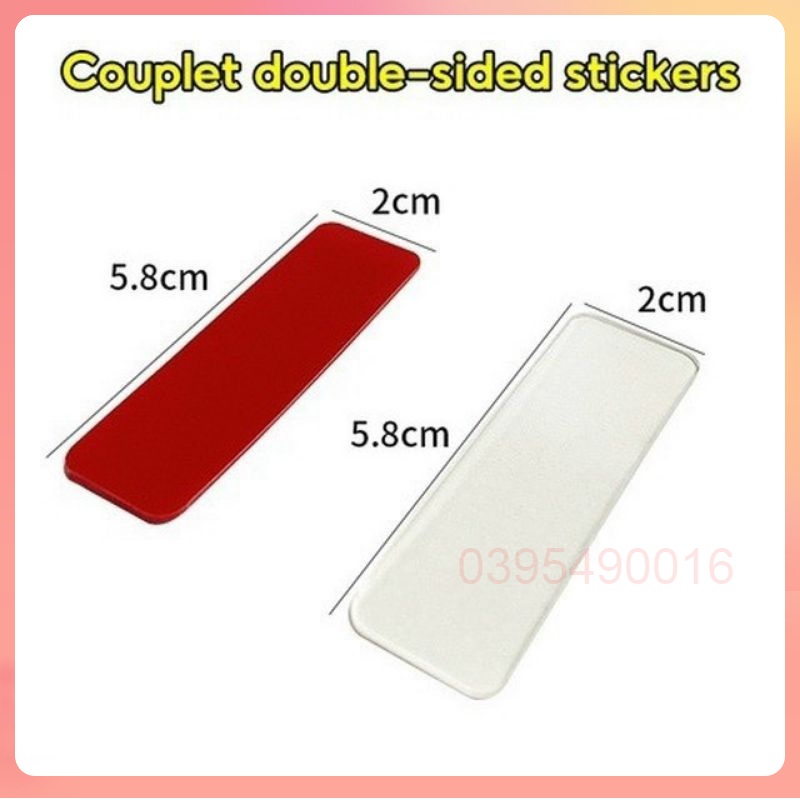 Hộp 50 Miếng Keo Dán Tường 2 Mặt Siêu Dính, Miếng Dán Chịu Lực Chống Nước