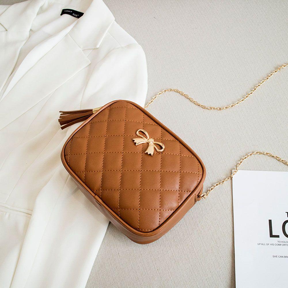 YVE Túi Đeo Chéo Da PU Thêu Họa Tiết Thời Trang Cho Nữ