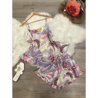 Bộ đùi lụa 2 dây thời trang