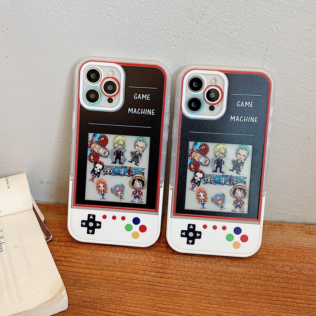 Ốp Lưng one piece Cho iphone 13promax 12pro 11 xsmax xr 7plus 8plus Vua Hải Tặc bảo vệ camera viền vuông