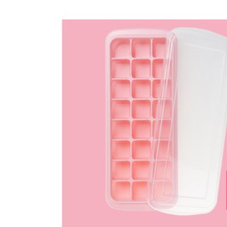 Khay đá silicon Có Nắp Đậy