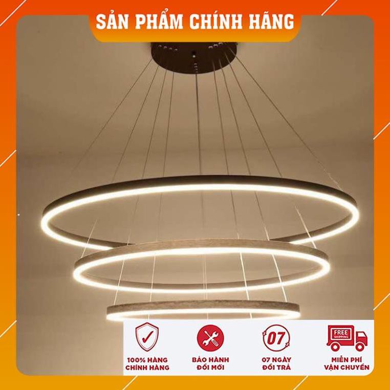 [Hàng cao cấp] Đèn Thả Trần Không Gian Led DHTHA4 Hình Tròn 4 Vòng - 3 Chế Độ Ánh Sáng - Điều Khiển Từ Xa