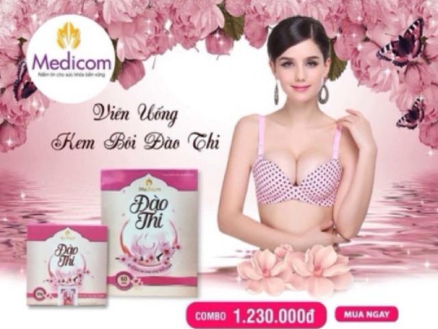 Combo viên uống nở ngực và kem bôi ĐÀO THI | BigBuy360 - bigbuy360.vn