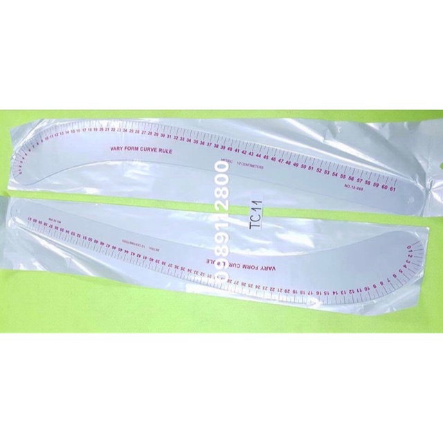 Thước cong TC11 dùng trong may mặc