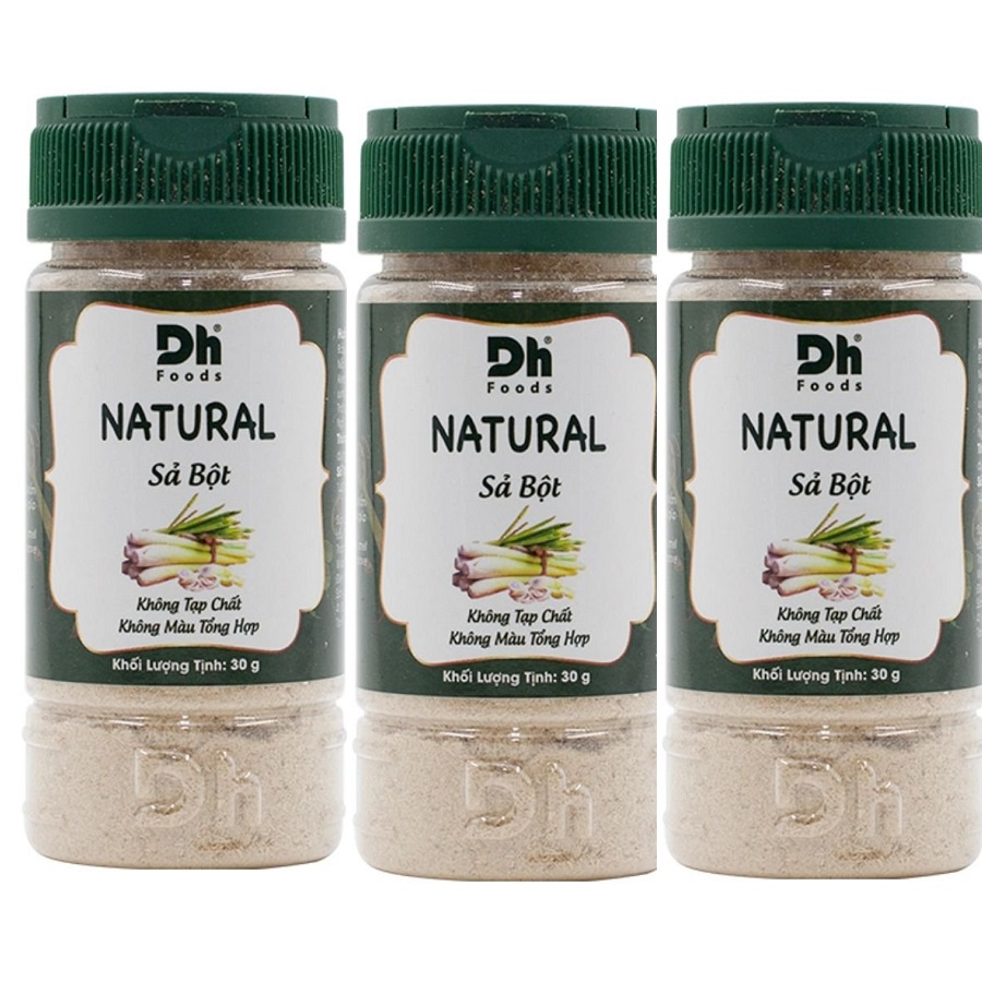 { COMBO 3 HŨ} NATURAL Sả Bột 30gr Dh Foods giúp khử mùi tanh, tăng vị và giúp tiết kiệm thời gian nấu nướng