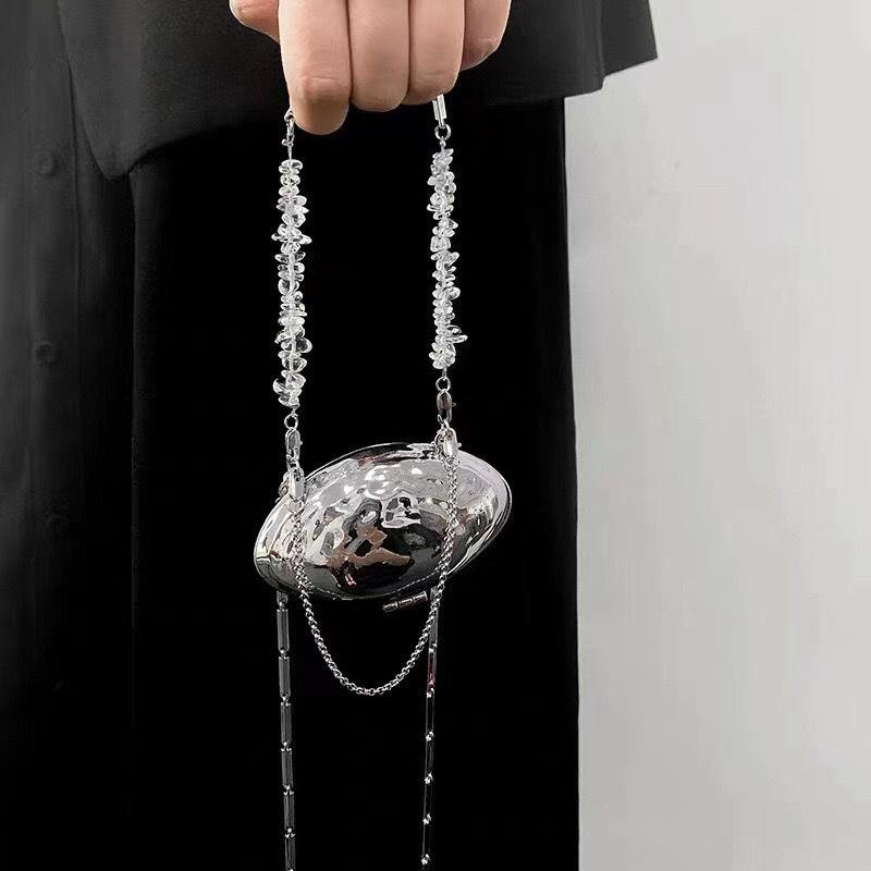 Dây Xích Kim Loại Màu Bạc Đeo Thắt Lưng Phong Cách Cổ Điển Thời Trang Cho Nữ