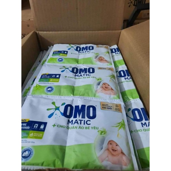 COMBO 6 gói nước giặt omo  matic cửa trước