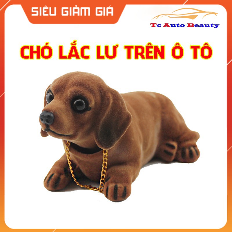 Chó lắc lư trên xe hơi - Trang trí taplo ô tô, chó gật gù, lúc lắc -TC AUTO